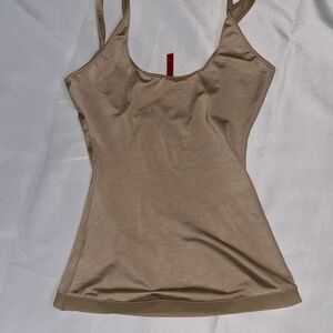 SPANX Fitted Sleeveless Shape My Day Open Bust Camisole Tank M
